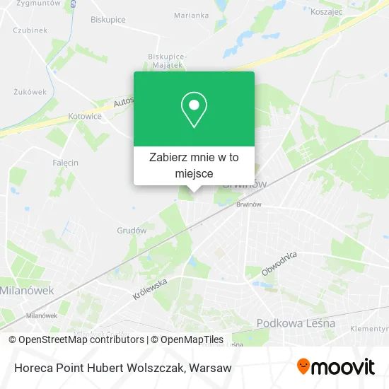 Mapa Horeca Point Hubert Wolszczak