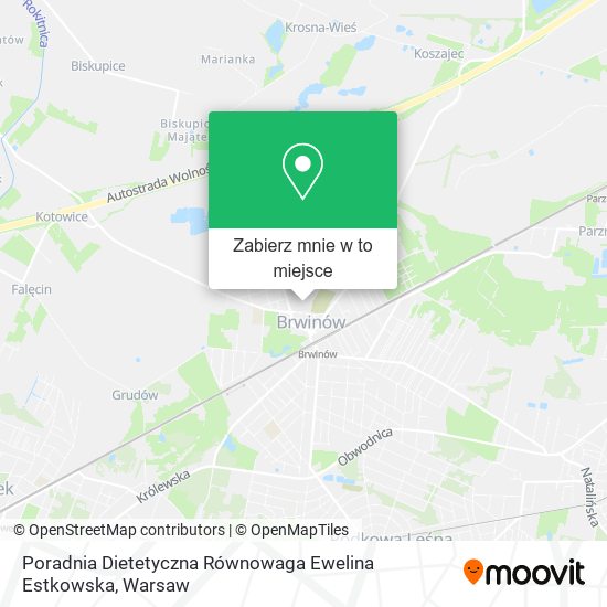 Mapa Poradnia Dietetyczna Równowaga Ewelina Estkowska