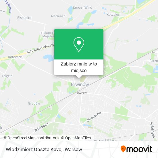 Mapa Włodzimierz Obszta Kavoj