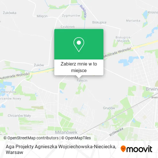Mapa Aga Projekty Agnieszka Wojciechowska-Nieciecka