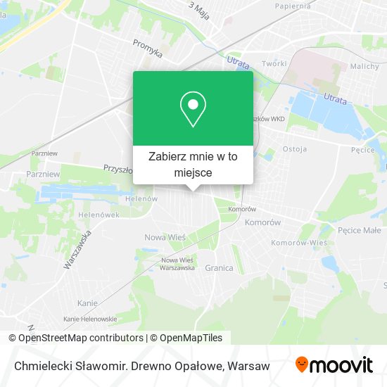 Mapa Chmielecki Sławomir. Drewno Opałowe