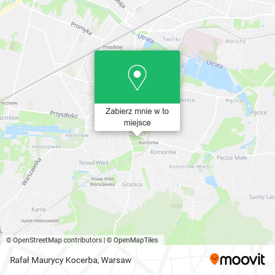 Mapa Rafał Maurycy Kocerba