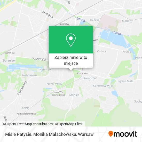 Mapa Misie Patysie. Monika Małachowska