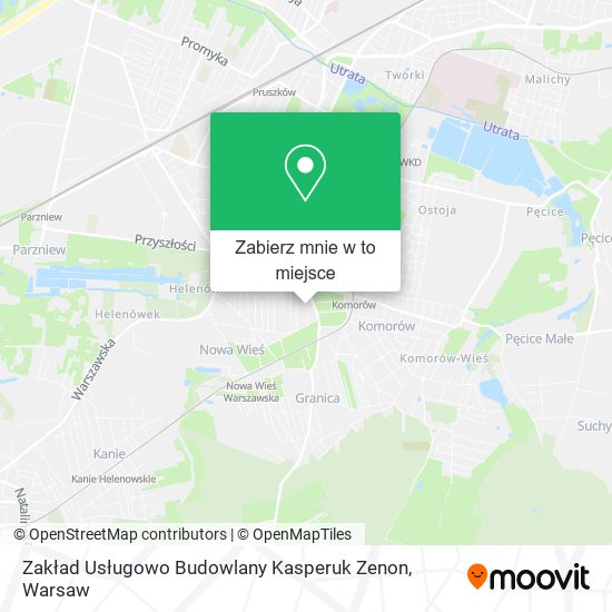 Mapa Zakład Usługowo Budowlany Kasperuk Zenon