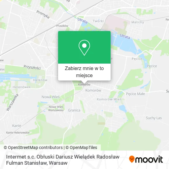 Mapa Intermet s.c. Obłuski Dariusz Wielądek Radosław Fulman Stanisław