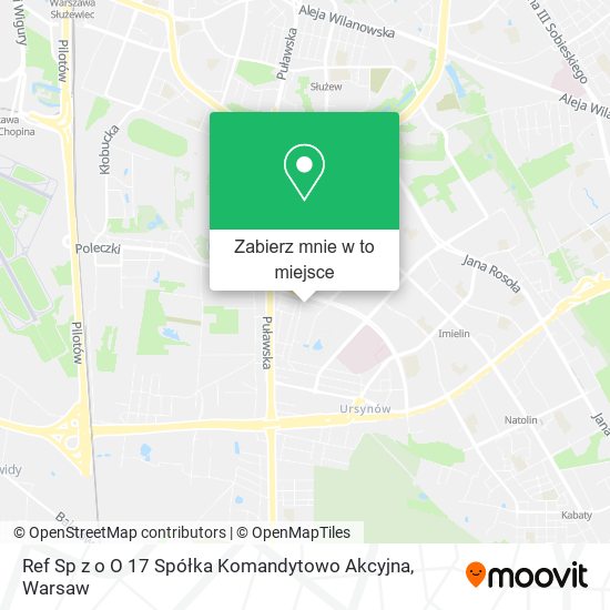 Mapa Ref Sp z o O 17 Spółka Komandytowo Akcyjna