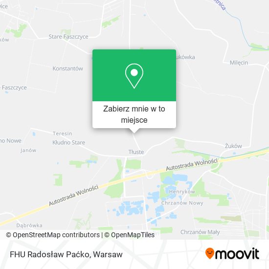 Mapa FHU Radosław Paćko