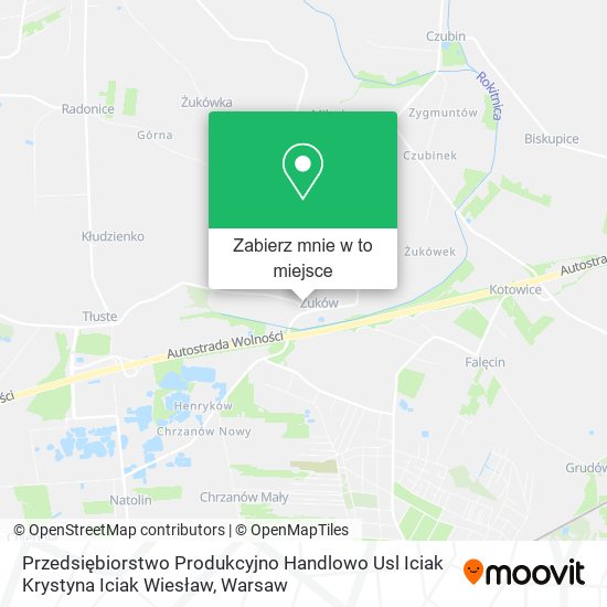 Mapa Przedsiębiorstwo Produkcyjno Handlowo Usl Iciak Krystyna Iciak Wiesław