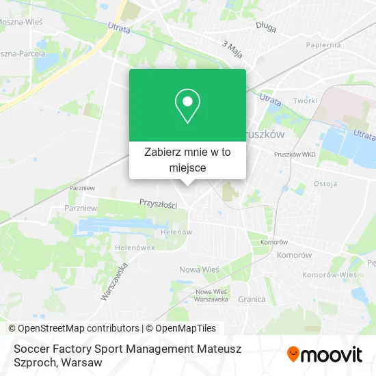 Mapa Soccer Factory Sport Management Mateusz Szproch