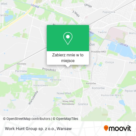 Mapa Work Hunt Group sp. z o.o.