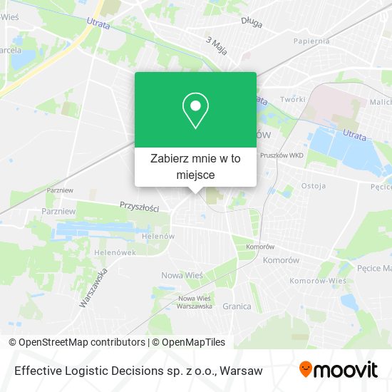 Mapa Effective Logistic Decisions sp. z o.o.