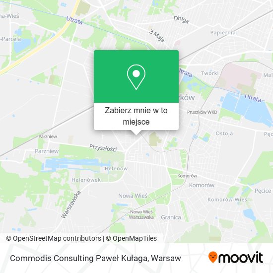 Mapa Commodis Consulting Paweł Kułaga