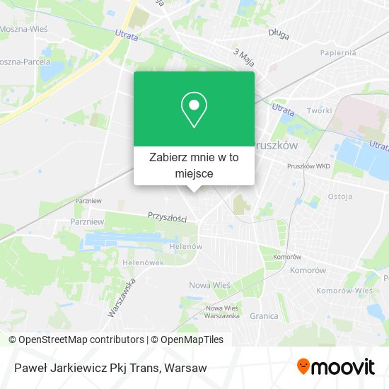 Mapa Paweł Jarkiewicz Pkj Trans