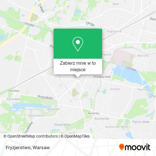 Mapa Fryzjerstwo