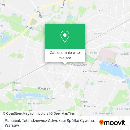 Mapa Panasiuk Tałandziewicz Adwokaci Spółka Cywilna