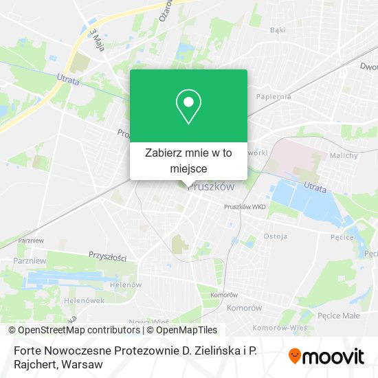 Mapa Forte Nowoczesne Protezownie D. Zielińska i P. Rajchert