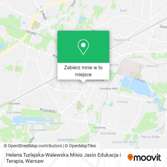 Mapa Helena Turlejska-Walewska Misio Jasio Edukacja i Terapia