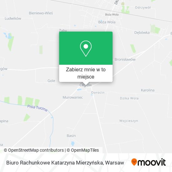 Mapa Biuro Rachunkowe Katarzyna Mierzyńska