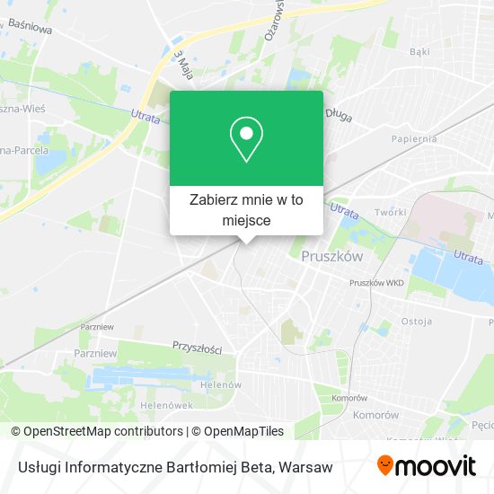 Mapa Usługi Informatyczne Bartłomiej Beta