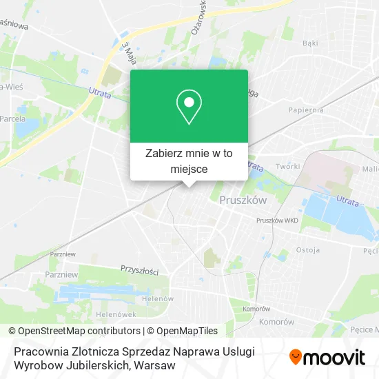 Mapa Pracownia Zlotnicza Sprzedaz Naprawa Uslugi Wyrobow Jubilerskich