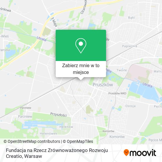 Mapa Fundacja na Rzecz Zrównoważonego Rozwoju Creatio