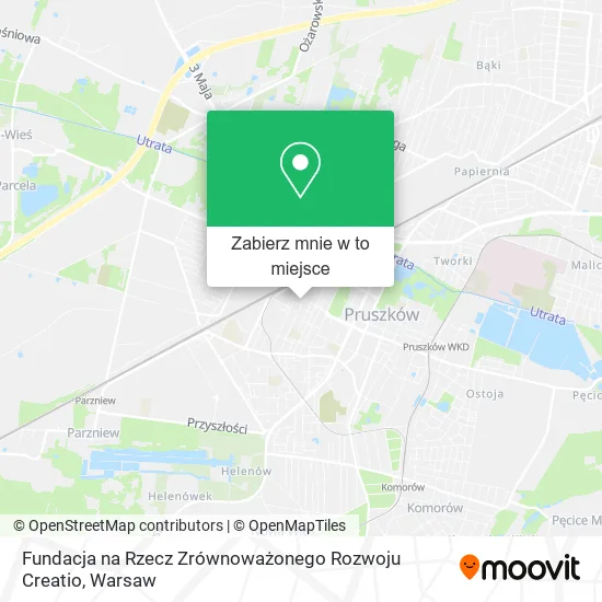 Mapa Fundacja na Rzecz Zrównoważonego Rozwoju Creatio