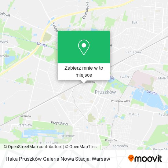 Mapa Itaka Pruszków Galeria Nowa Stacja