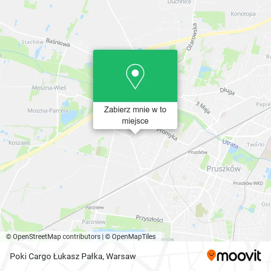 Mapa Poki Cargo Łukasz Pałka