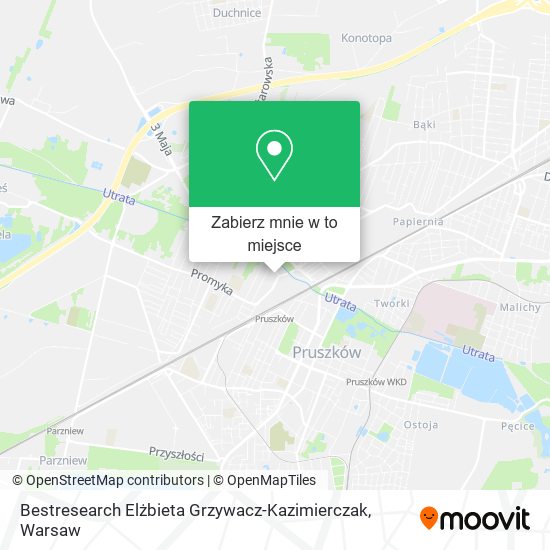 Mapa Bestresearch Elżbieta Grzywacz-Kazimierczak