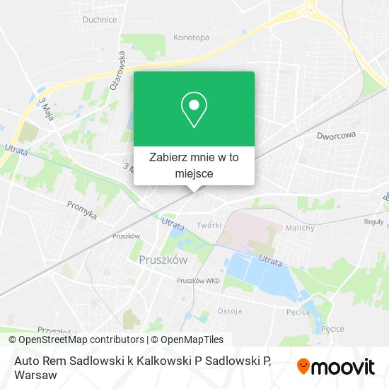 Mapa Auto Rem Sadlowski k Kalkowski P Sadlowski P