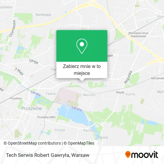 Mapa Tech Serwis Robert Gawryła