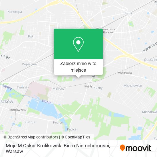 Mapa Moje M Oskar Krolikowski Biuro Nieruchomosci