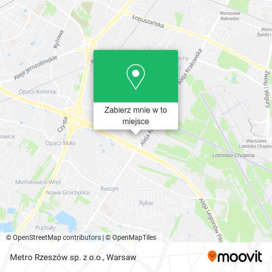 Mapa Metro Rzeszów sp. z o.o.