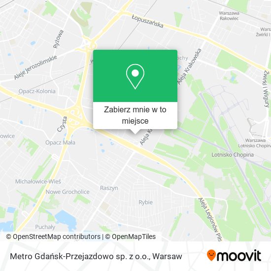 Mapa Metro Gdańsk-Przejazdowo sp. z o.o.