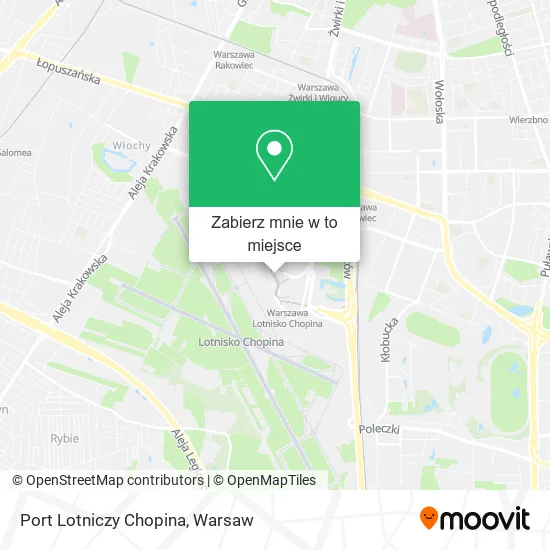 Mapa Port Lotniczy Chopina