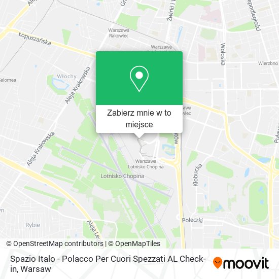 Mapa Spazio Italo - Polacco Per Cuori Spezzati AL Check-in