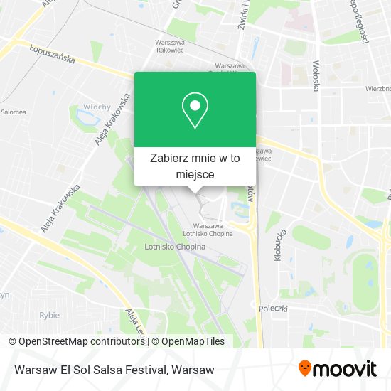 Mapa Warsaw El Sol Salsa Festival