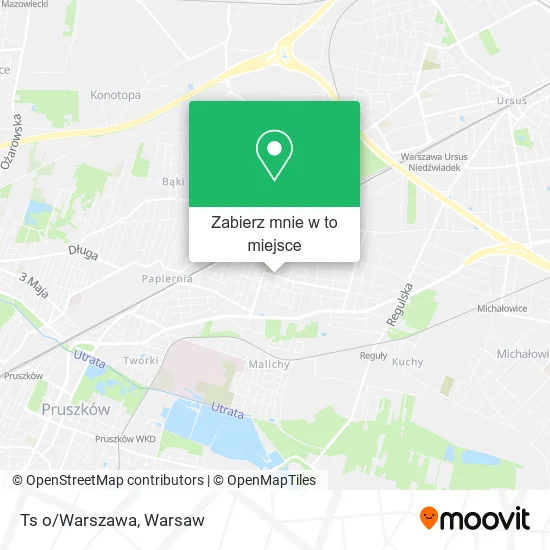 Mapa Ts o/Warszawa