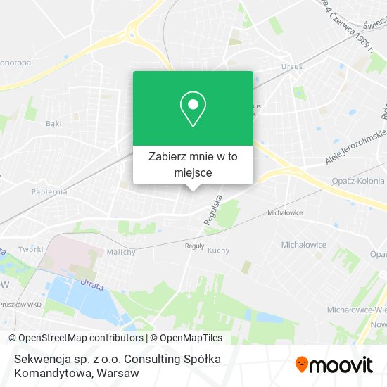 Mapa Sekwencja sp. z o.o. Consulting Spółka Komandytowa