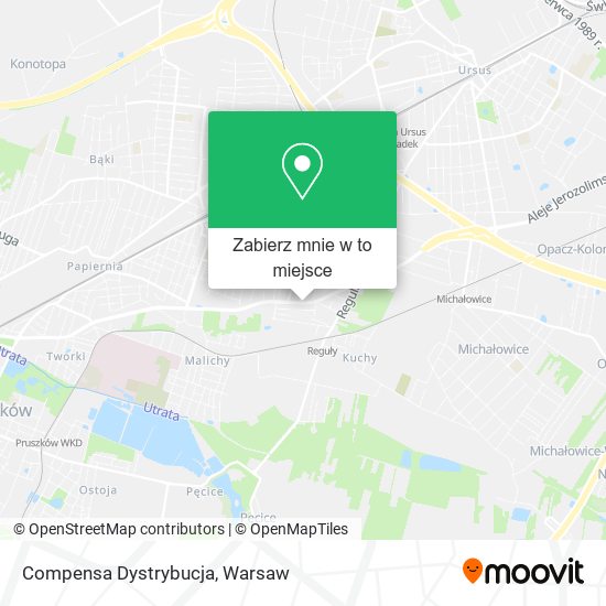 Mapa Compensa Dystrybucja