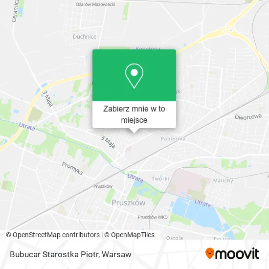 Mapa Bubucar Starostka Piotr