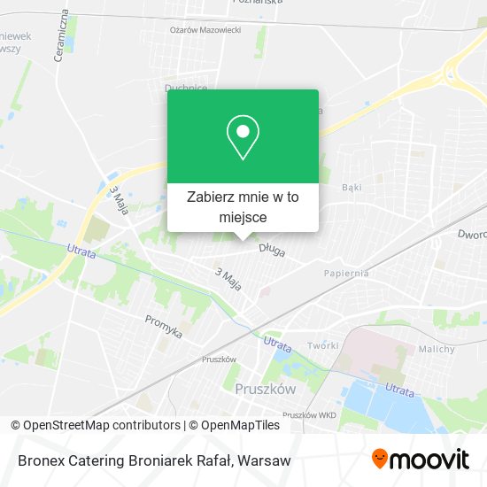 Mapa Bronex Catering Broniarek Rafał