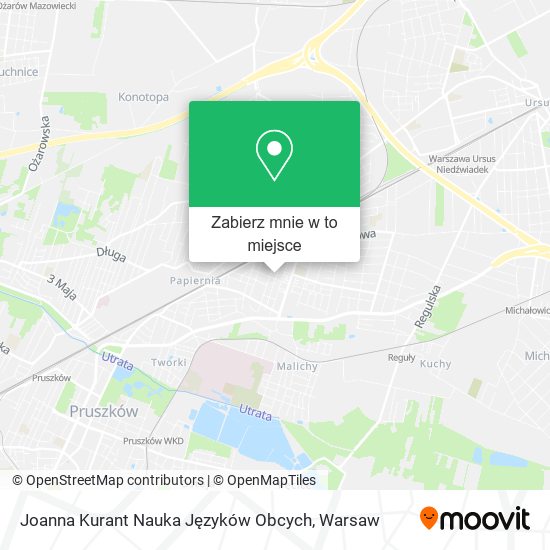 Mapa Joanna Kurant Nauka Języków Obcych