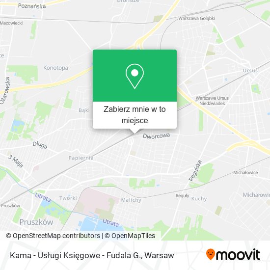 Mapa Kama - Usługi Księgowe - Fudala G.