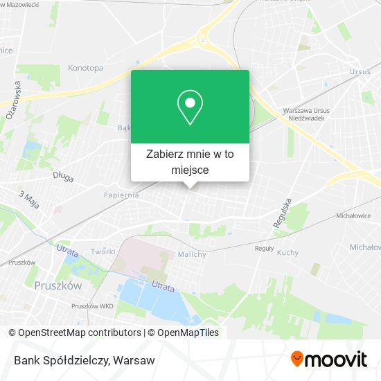 Mapa Bank Spółdzielczy