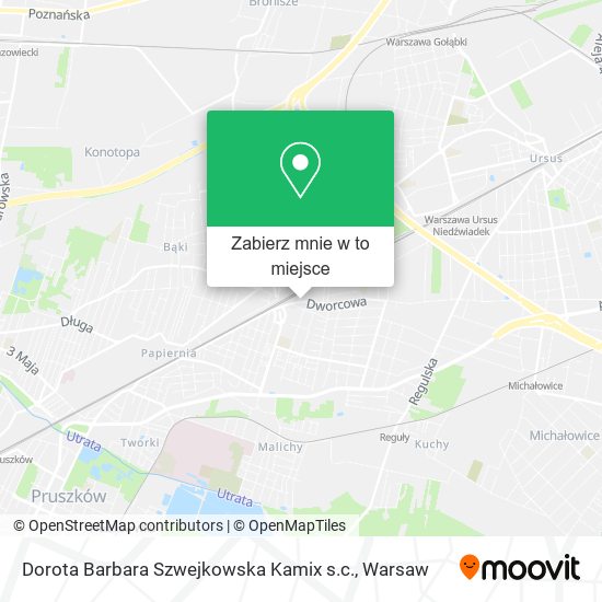 Mapa Dorota Barbara Szwejkowska Kamix s.c.