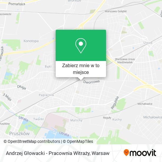 Mapa Andrzej Głowacki - Pracownia Witraży