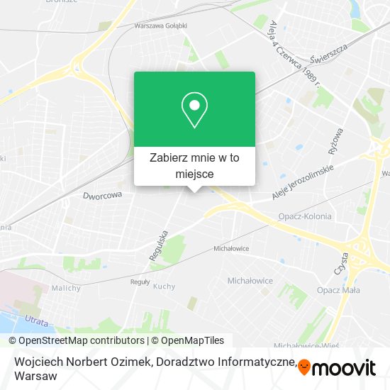 Mapa Wojciech Norbert Ozimek, Doradztwo Informatyczne