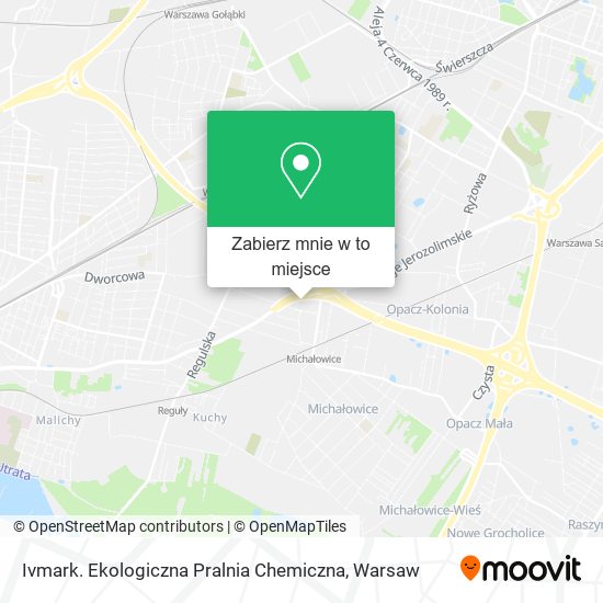 Mapa Ivmark. Ekologiczna Pralnia Chemiczna