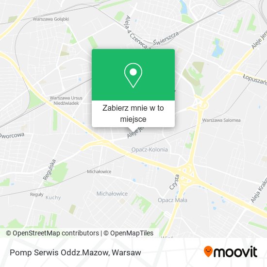 Mapa Pomp Serwis Oddz.Mazow